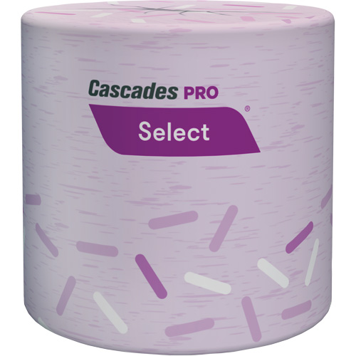 PRO Select&reg; Bathroom Tissue, 1 Ply, 1000 Sheets/Roll, White Oxymax Inc