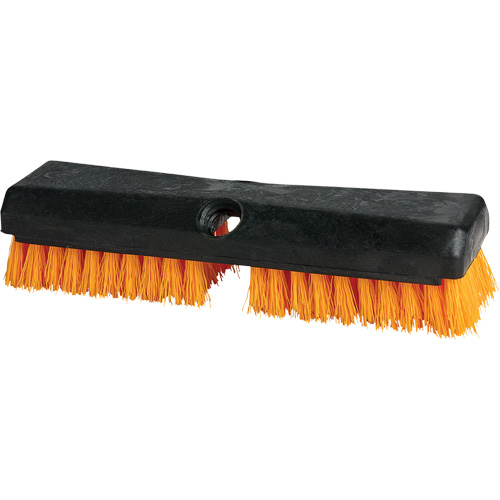 Brosse de nettoyage, 10" l, Soies Polypropyl&egrave;ne, Noir/Rouge Oxymax Inc