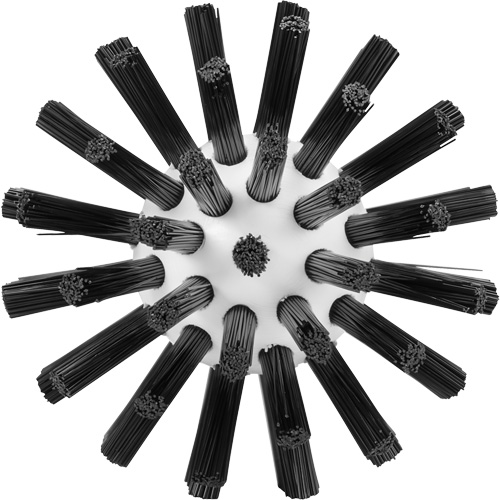 Cleaning Brush, Stiff Bristles, 5-7/10" Long, Black Oxymax Inc