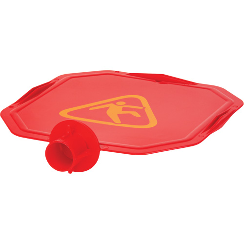 Wet Floor Safety Cone Topper, Pictogram Oxymax Inc
