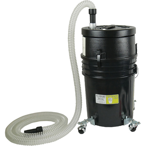 High Capacity HEPA Abatement Vacuum, Dry, 5 US Gal. (18.92 Litres) Oxymax Inc