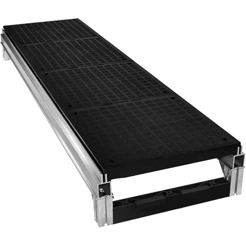 FOUNDATION Smooth Modular Aluminum Work Platform Kit, 36" W x 72" D, 400 lbs. Capacity, All-Welded Oxymax Inc