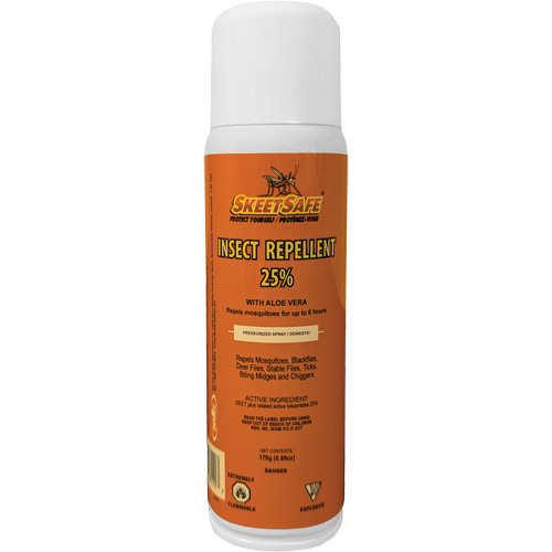 Insect Repellent, 25% DEET, Aerosol, 170 g Oxymax Inc