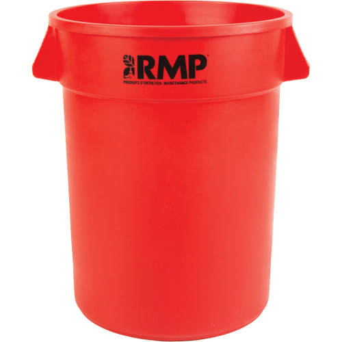 Garbage Bin, Polyethylene, 32 US gal. Oxymax Inc
