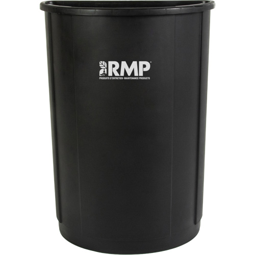 Half-Round Garbage Bin, Polyethylene, 21 US gal. Oxymax Inc