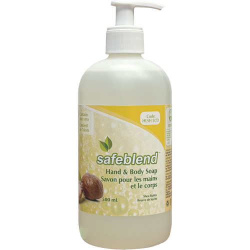 Shea Butter Hand & Body Soap, Liquid, 500 ml, Scented Oxymax Inc