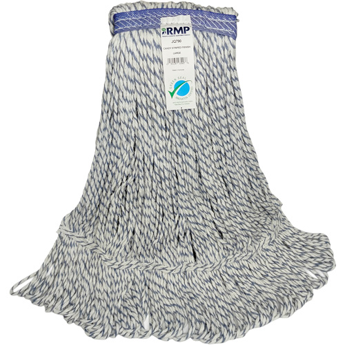 Candy-Striped Mop Head, Floor Finishing, Synthetic, Loop Style Oxymax Inc