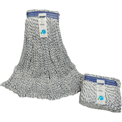 Candy-Striped Mop Head, Floor Finishing, Synthetic, Loop Style Oxymax Inc