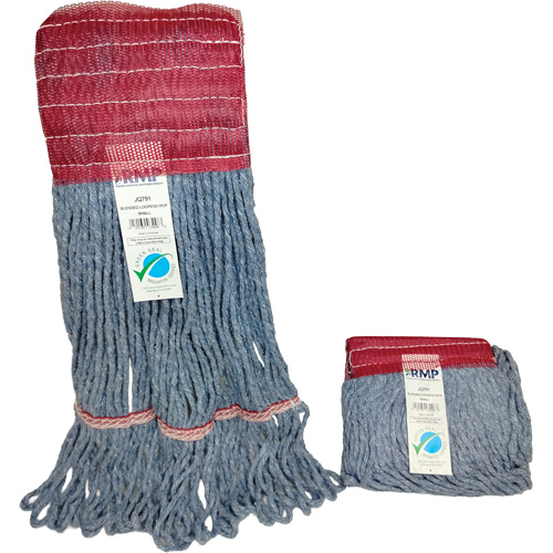 T&ecirc;te de vadrouille &agrave; bande large, Antimicrobien/Finition de plancher/Sp&eacute;cialis&eacute;, Coton/Rayonne/Synth&eacute;tique, Style Boucle Oxymax Inc