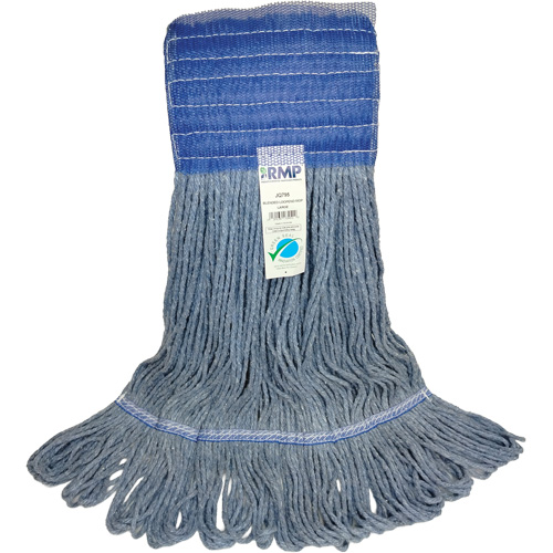 T&ecirc;te de vadrouille &agrave; bande large, Antimicrobien/Finition de plancher/Sp&eacute;cialis&eacute;, Coton/Rayonne/Synth&eacute;tique, Style Boucle Oxymax Inc
