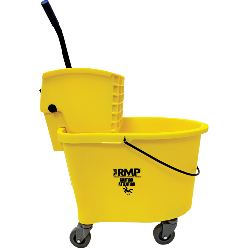Seau pour vadrouille, Pression lat&eacute;rale, 8,75 gal. US (35 pintes) Oxymax Inc