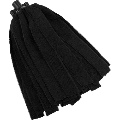 Socket Mop, Black, Microfibre, Cut Style Oxymax Inc