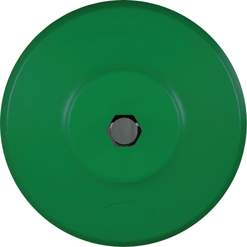Brosse ronde HyDrive pour perceuse, Soies Tr&egrave;s ferme, Longueur de 3-1/10", Vert Oxymax Inc