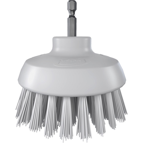 Brosse ronde HyDrive pour perceuse, Soies Tr&egrave;s ferme, Longueur de 3-1/10", Blanc Oxymax Inc