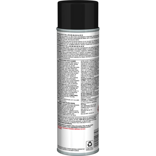 Nettoyant pour pi&egrave;ces de freins Pro Line avec tr&egrave;s faible teneur en COV, Canette a&eacute;rosol Oxymax Inc