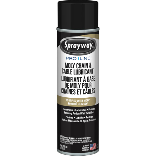 Pro Line Moly Chain & Cable Lubricant, Aerosol Can Oxymax Inc