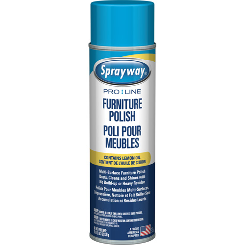 Pro Line Furniture Polish with Lemon Oil, 19 oz., Aerosol Can Oxymax Inc