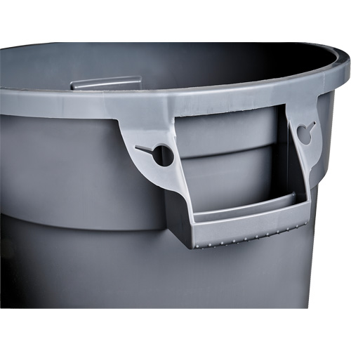 Grey Titan Garbage Container, Plastic, 20 US gal. Oxymax Inc
