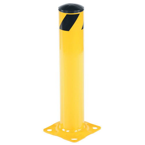 Safety Bollard, Steel, 24" H x 4.5" W, Yellow Oxymax Inc