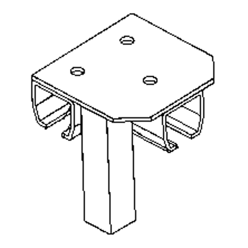 Floor Mount Curtain Partition Connector Oxymax Inc