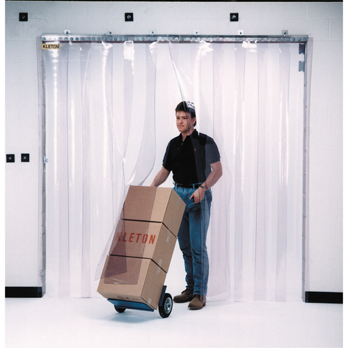 Strip Curtain Doors, 12' x 12' Door Opening, 12" Strip Width, 0.120" Strip Thickness Oxymax Inc