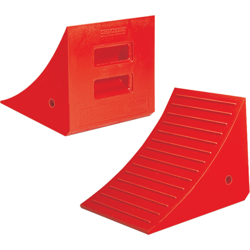 Cales-roue robustes, Polyur&eacute;thane, Orange, 14" la x 17" p x 14" h Oxymax Inc