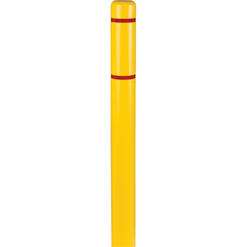 Capuchons en polyethylene pour borne de protection, 4-1/2" dia. x 52" l, Jaune Oxymax Inc