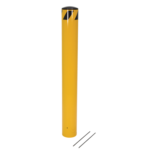Bornes &agrave; couler, Acier, 36-1/2" h x 5-9/16" la, Jaune Oxymax Inc