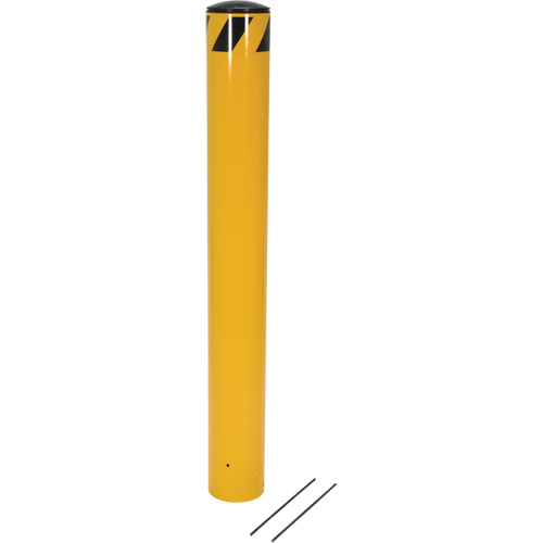 Bornes &agrave; couler, Acier, 48-1/2" h x 5-9/16" la, Jaune Oxymax Inc