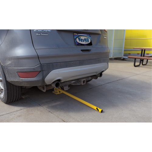 Butoirs repliables, Acier, 42" h x 1-3/4" la, Jaune Oxymax Inc