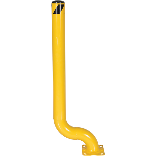 Borne d&eacute;sax&eacute;e, Acier, 54" h x 4-1/2" la, Jaune Oxymax Inc