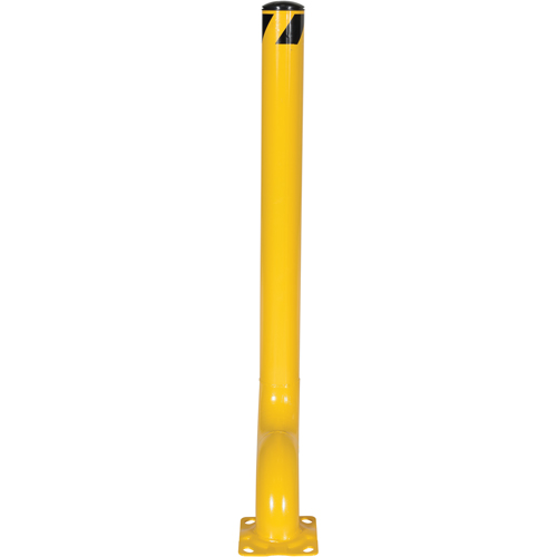 Borne d&eacute;sax&eacute;e, Acier, 54" h x 4-1/2" la, Jaune Oxymax Inc