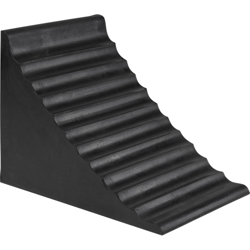 Wheel Chock, 9-7/8" x 7-1/8" x 7-1/2", Black Oxymax Inc
