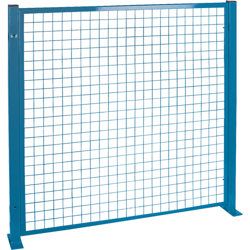 Perimeter Guards - Mesh Style, 4' H x 4' W, Blue Oxymax Inc