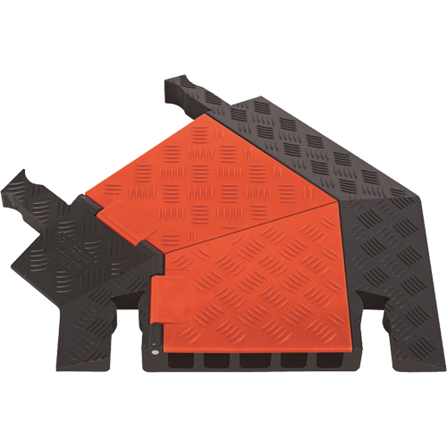 Guard Dog&reg; 5-Channel Heavy Duty Cable Protector - Left Turn Oxymax Inc