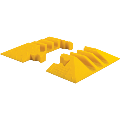 Yellow Jacket&reg; 3-Channel Heavy Duty Cable Protector - End Caps Oxymax Inc