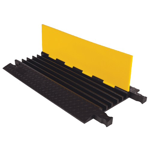 Yellow Jacket&reg; Heavy Duty Cable Protector, 5 Channels, 36" L x 19.75" W x 1.875" H Oxymax Inc