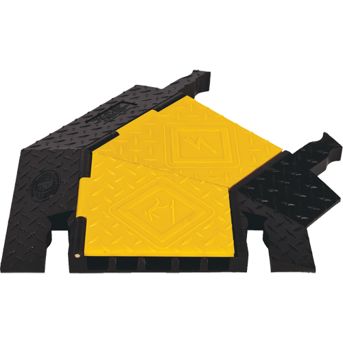 Yellow Jacket&reg; 5-Channel Heavy Duty Cable Protector - Right Turn Oxymax Inc