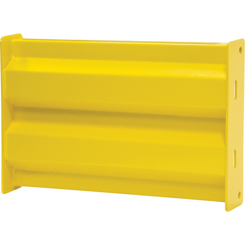 Barri&egrave;re de s&eacute;curit&eacute; de qualit&eacute; industrielle, Acier, 19" lo x 12" h, Jaune s&eacute;curit&eacute; OSHA Oxymax Inc