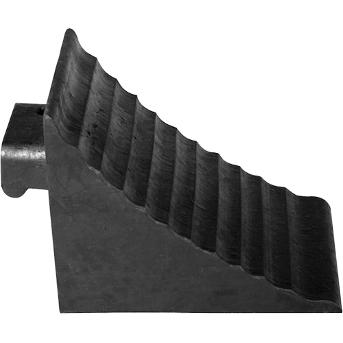 Wheel Chock, 9-3/4" x 7-1/4" x 7-3/4", Black Oxymax Inc