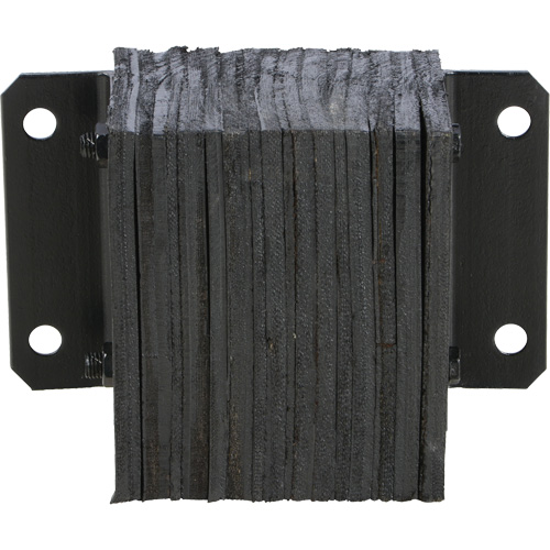 Laminated Dock Bumper, Horizontal, Rubber, 12" W x 6" D x 10" H Oxymax Inc