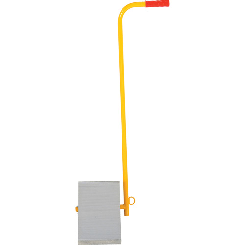 Aluminum Wheel Chock With Handle, 7" W x 11-7/8" D x 7-11/16" H Oxymax Inc