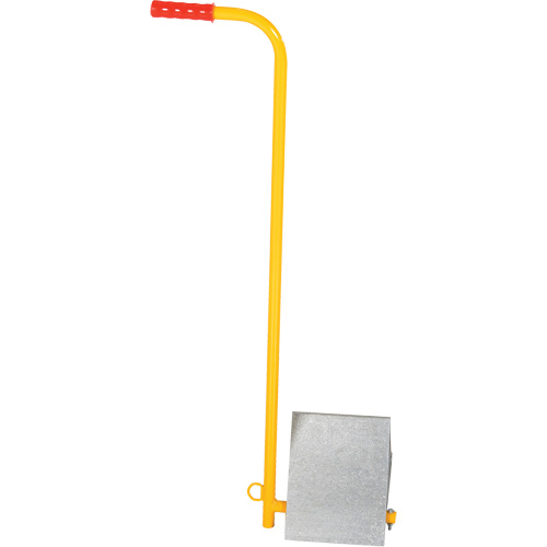 Aluminum Wheel Chock With Handle, 7" W x 11-7/8" D x 7-11/16" H Oxymax Inc