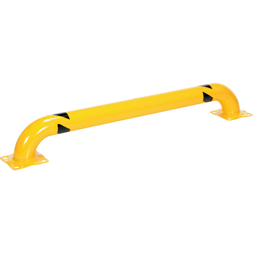 Protecteur de r&acirc;telier &agrave; profil bas, 5,3' la x 0,74' h, Jaune Oxymax Inc
