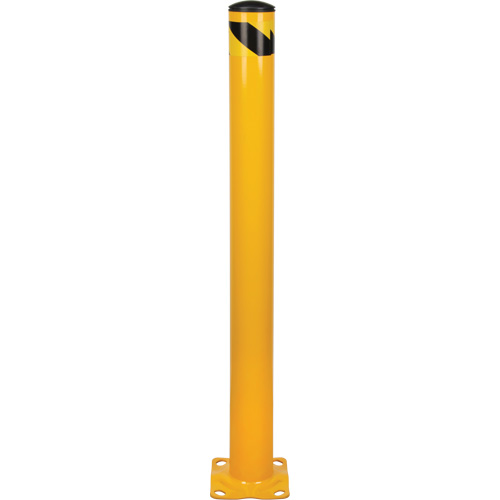 Butoir, Acier, 48" h x 4-1/2" la, Jaune Oxymax Inc