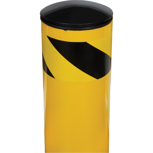 Safety Bollard, Steel, 42" H x 5-1/2" W, Yellow Oxymax Inc