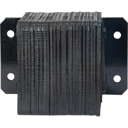 Laminated Dock Bumpers, Horizontal, Rubber, 12" W x 6" D x 10" H Oxymax Inc