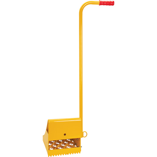 Ice Chock with Ergonomic Handle, Steel, Yellow, 8-1/16" W x 10-5/8" D x 8-13/16" H Oxymax Inc
