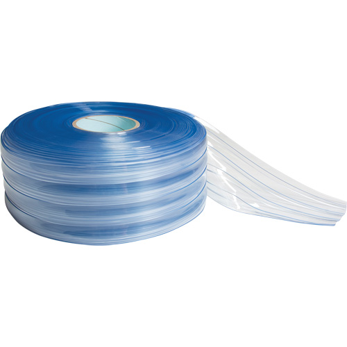 Low-Temperature Ribbed Strip Curtain, 164' x 8" x 0.08" Oxymax Inc