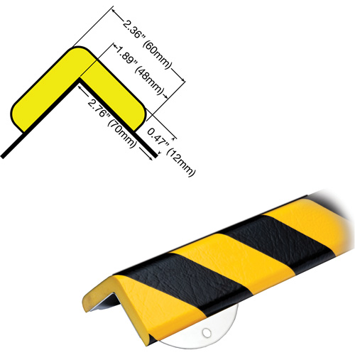 Trousse de protection murale avec butoir de protection de coin mod&egrave;le WPK H+ 1M Oxymax Inc